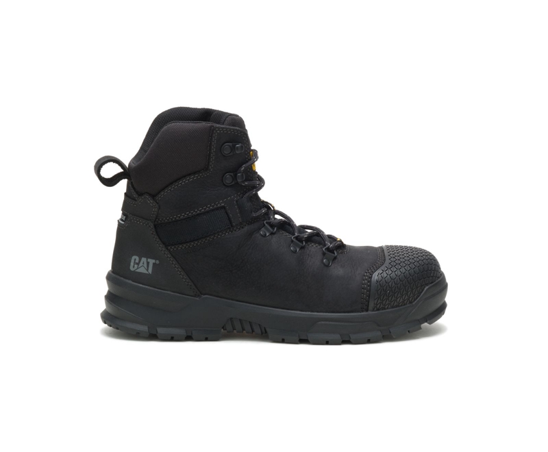 Botas De Trabajo Caterpillar Accomplice X Impermeables Steel Puntera Hombre Negros | VFZLG-7405