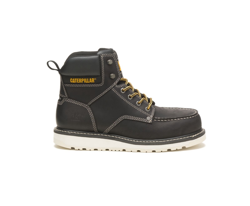 Botas De Trabajo Caterpillar Calibrate Steel Puntera Hombre Negros | GCKMS-2751