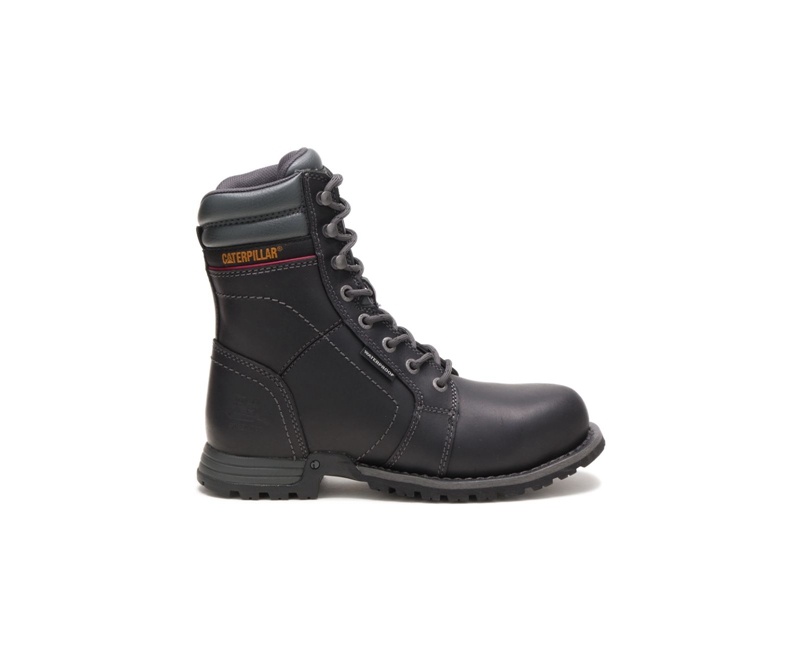 Botas De Trabajo Caterpillar Echo Impermeables Steel Puntera Mujer Negros | ACHWL-5628