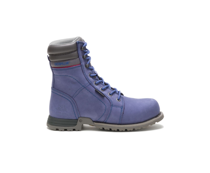 Botas De Trabajo Caterpillar Echo Impermeables Steel Puntera Mujer Morados | CSONQ-2109