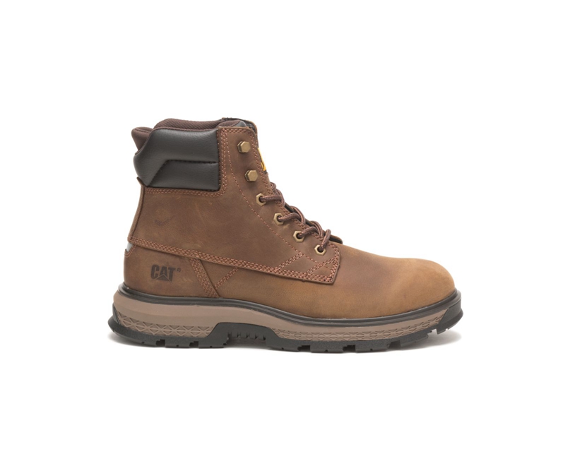 Botas De Trabajo Caterpillar Exposition 6" Hombre Marrom | ZPQWI-9560