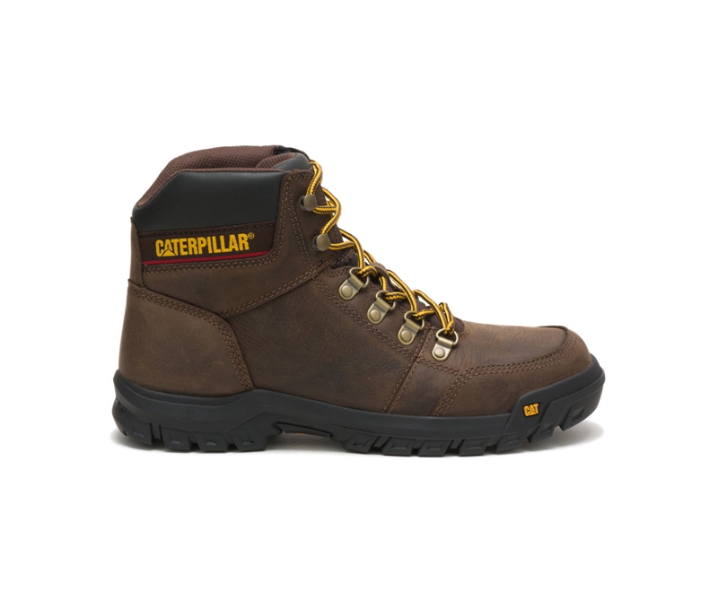 Botas De Trabajo Caterpillar Outline Hombre Marrom | VRJXZ-5218