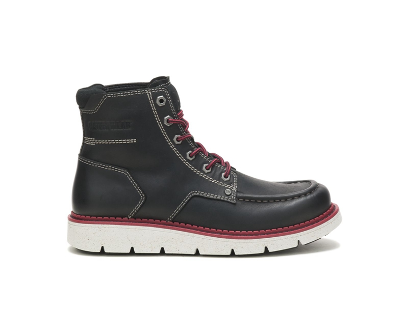 Botas Montaña Caterpillar Covert Hombre Negros | NVGXC-2075