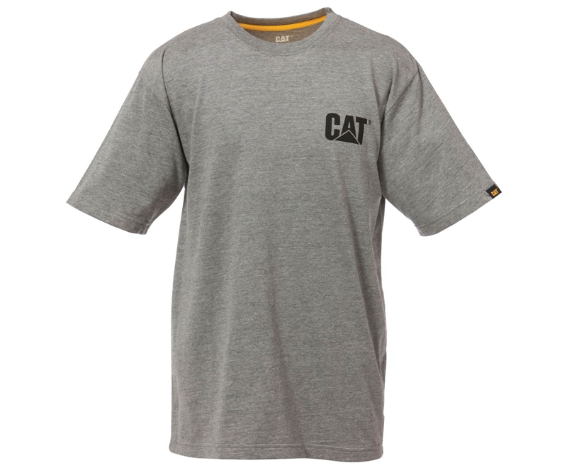 Camiseta Caterpillar Trademark Hombre Grises Oscuro | VPYWZ-8093