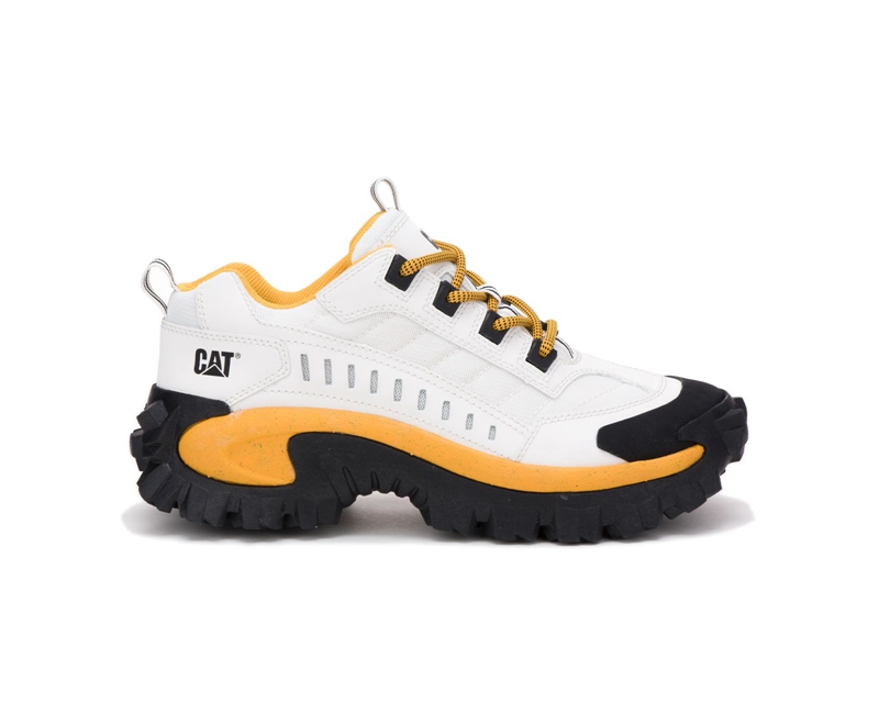 Zapatos Casuales Caterpillar Intruder Hombre Blancos Amarillos | UFQVJ-8356