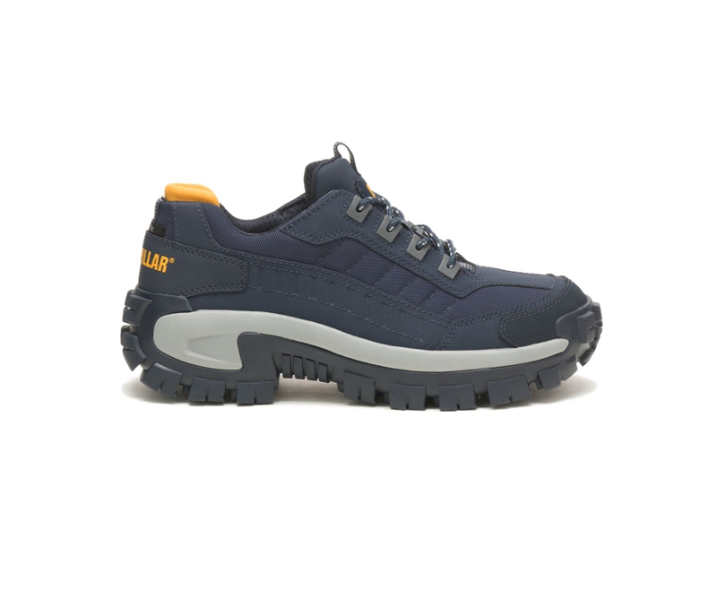 Zapatos De Trabajo Caterpillar Invader Steel Puntera Hombre Azul Marino | QNLJD-7083