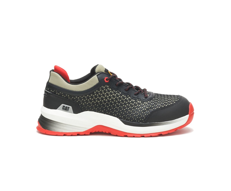 Zapatos De Trabajo Caterpillar Streamline 2.0 Composite Puntera Hombre Grises Negros | HDPSQ-6245