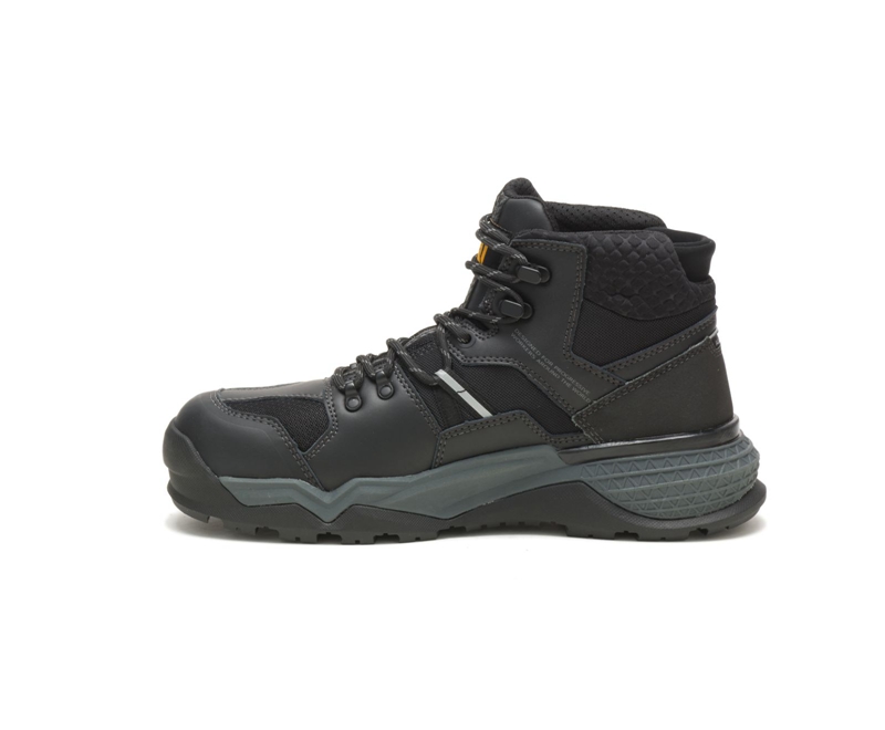 Botas Casuales Caterpillar Provoke Mid Impermeables Alloy Puntera Hombre Negros Marrom | LIERC-4617