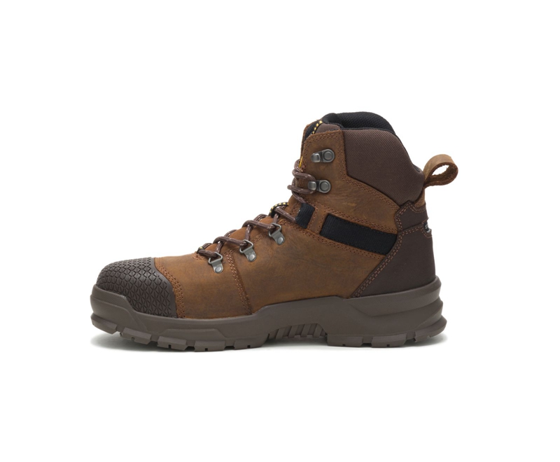 Botas De Trabajo Caterpillar Accomplice X Impermeables Steel Puntera Hombre Marrom | IFPJM-5269