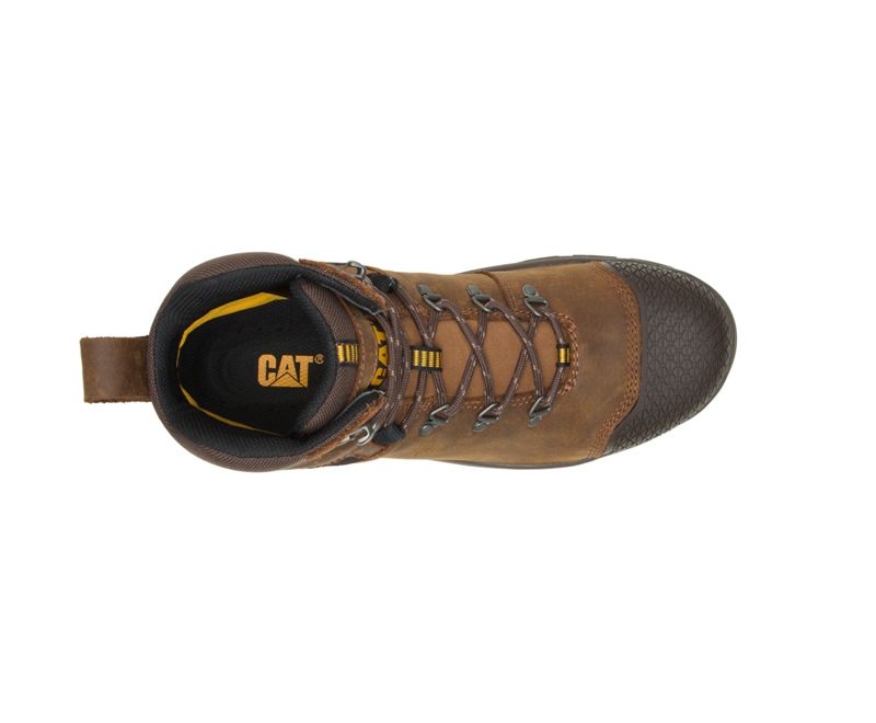 Botas De Trabajo Caterpillar Accomplice X Impermeables Steel Puntera Hombre Marrom | IFPJM-5269