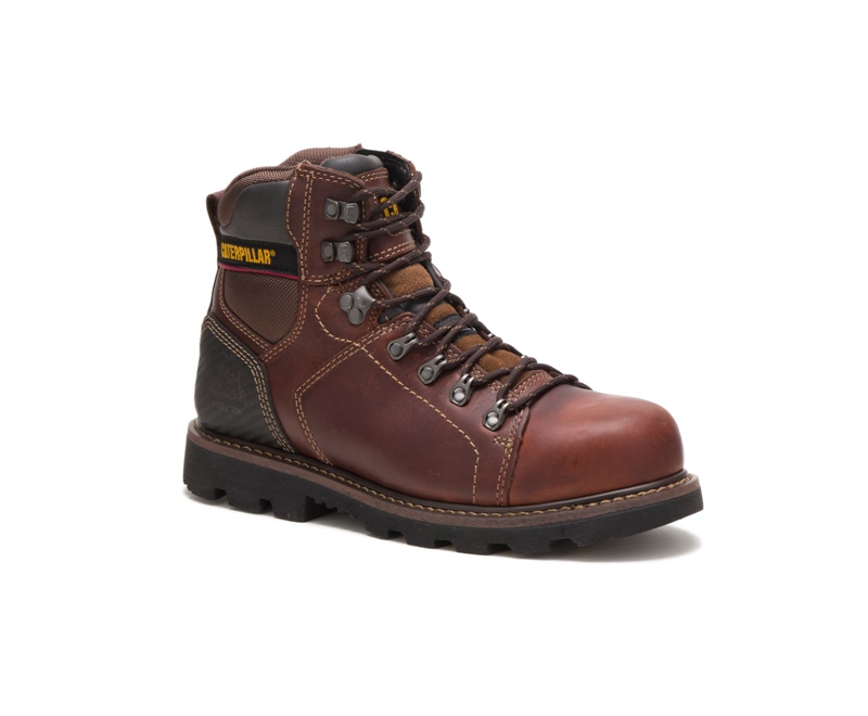 Botas De Trabajo Caterpillar Alaska 2.0 Steel Puntera Hombre Marrom | DSTQN-4051