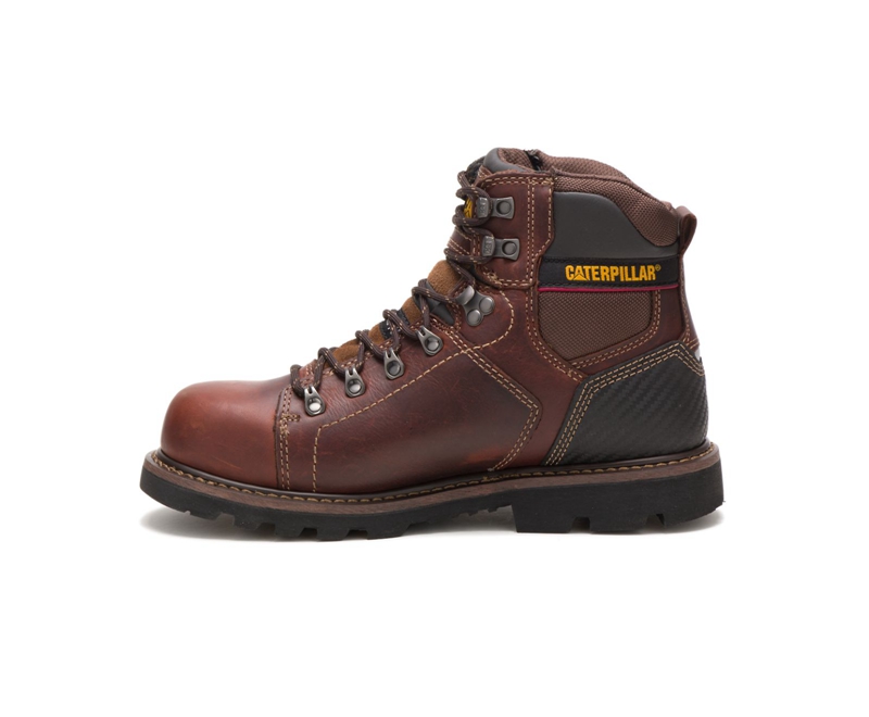 Botas De Trabajo Caterpillar Alaska 2.0 Steel Puntera Hombre Marrom | DSTQN-4051