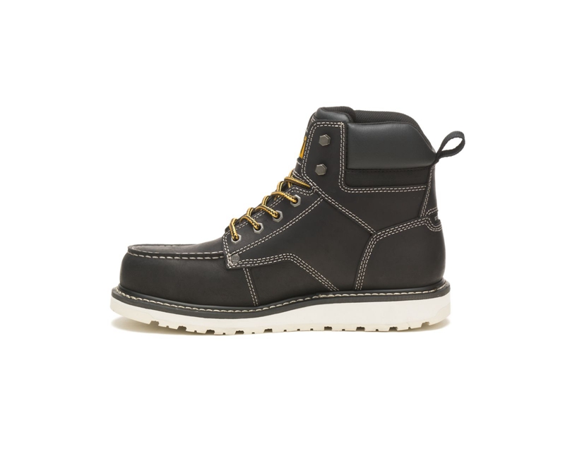 Botas De Trabajo Caterpillar Calibrate Steel Puntera Hombre Negros | GCKMS-2751