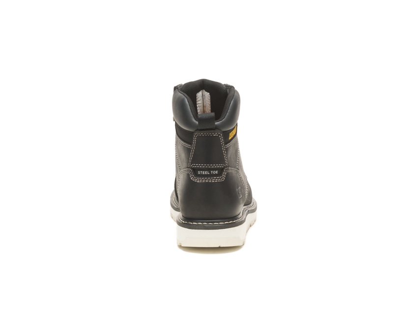 Botas De Trabajo Caterpillar Calibrate Steel Puntera Hombre Negros | GCKMS-2751