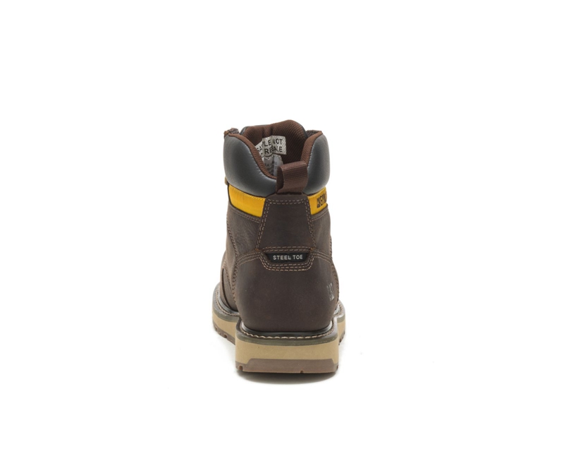 Botas De Trabajo Caterpillar Calibrate Steel Puntera Hombre Marrom | WQGDX-5180