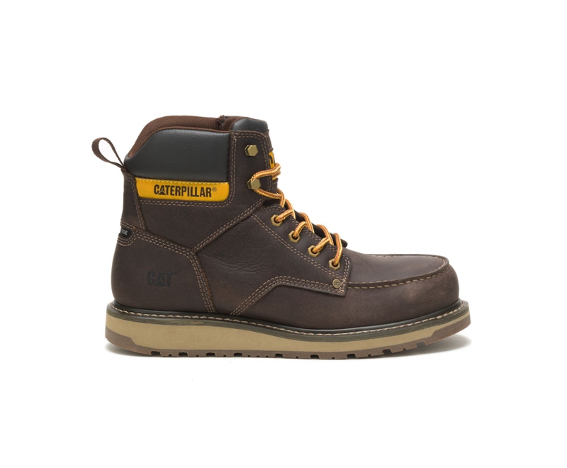 Botas De Trabajo Caterpillar Calibrate Steel Puntera Hombre Marrom | WQGDX-5180