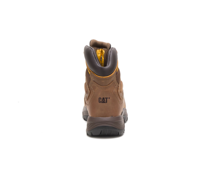 Botas De Trabajo Caterpillar Diagnostic Hi Impermeables Thinsulate™ Steel Puntera Hombre Marrom Oscuro | ADJKP-6582