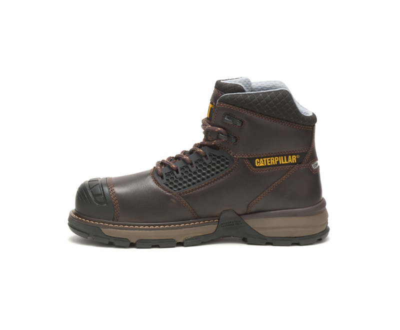 Botas De Trabajo Caterpillar Excavator Superlite Cool Carbon Composite Puntera Hombre Marrom Oscuro | BZEJG-0713