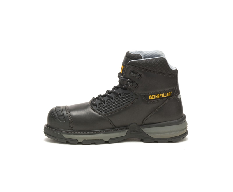 Botas De Trabajo Caterpillar Excavator Superlite Cool Carbon Composite Puntera Hombre Negros | OQTIX-4631