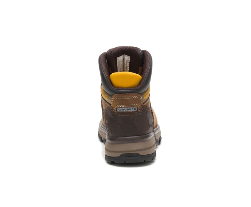 Botas De Trabajo Caterpillar Excavator Superlite Impermeables Carbon Composite Puntera Hombre Marrom | TFKGN-5403