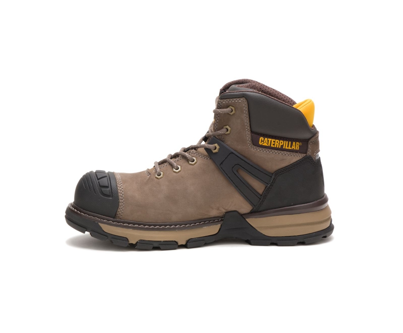 Botas De Trabajo Caterpillar Excavator Superlite Impermeables Carbon Composite Puntera Hombre Marrom | VGRTH-7968