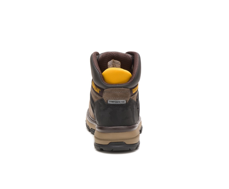 Botas De Trabajo Caterpillar Excavator Superlite Impermeables Carbon Composite Puntera Hombre Marrom | VGRTH-7968