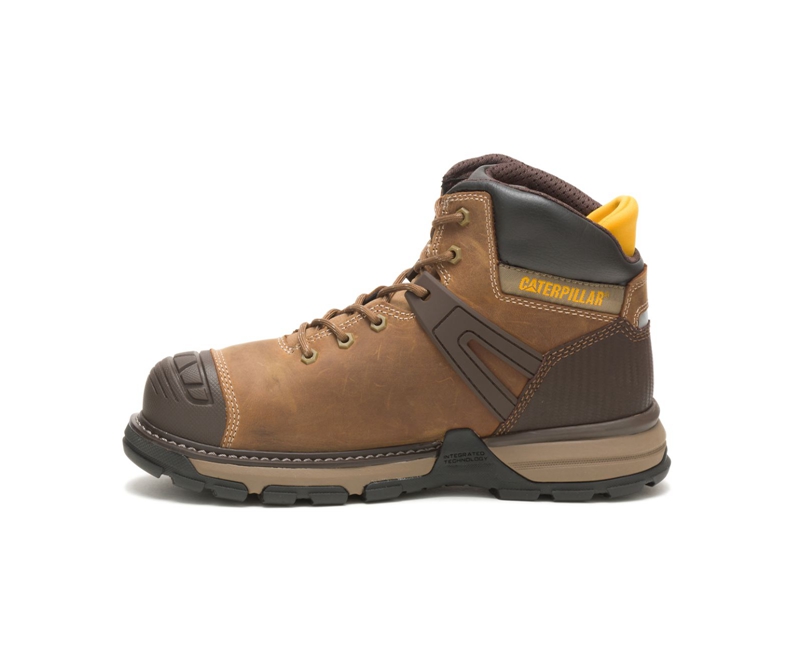 Botas De Trabajo Caterpillar Excavator Superlite Impermeables Soft Puntera Hombre Marrom | YKIML-8453