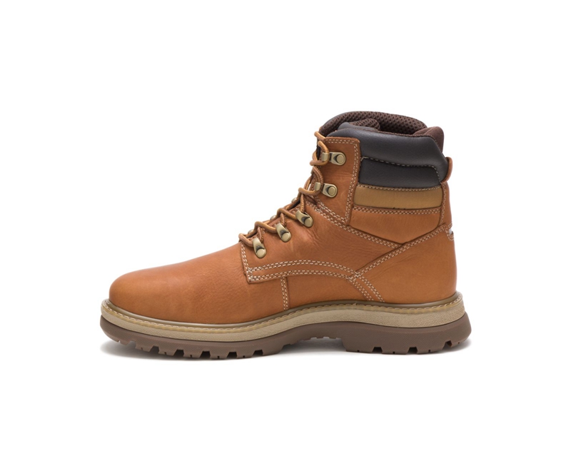 Botas De Trabajo Caterpillar Fairbanks Hombre Marrom Oscuro | XUJVH-7389