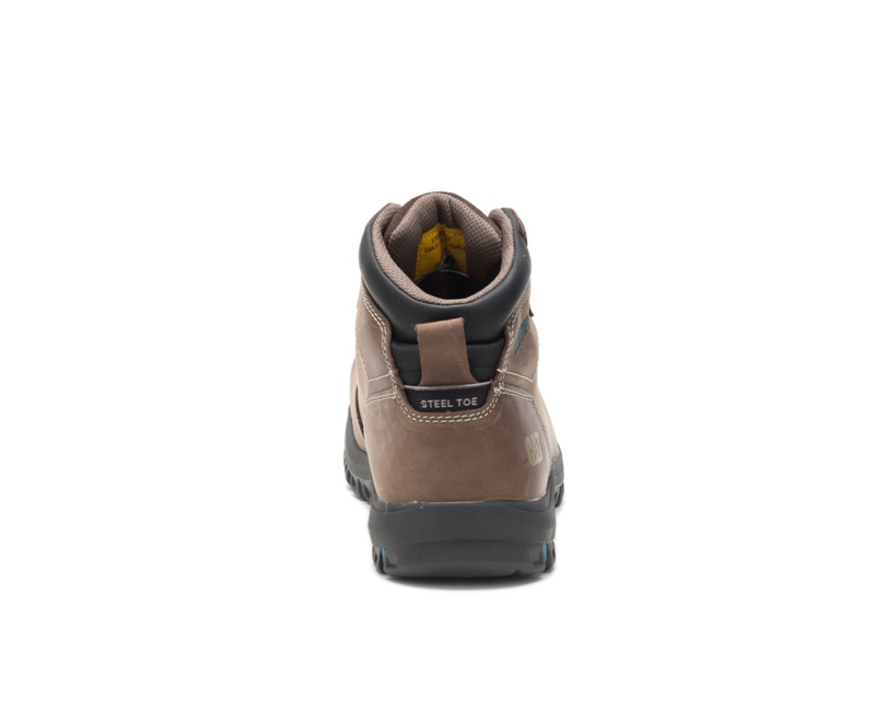 Botas De Trabajo Caterpillar Mae Steel Puntera Mujer Marrom | GLIZA-5798