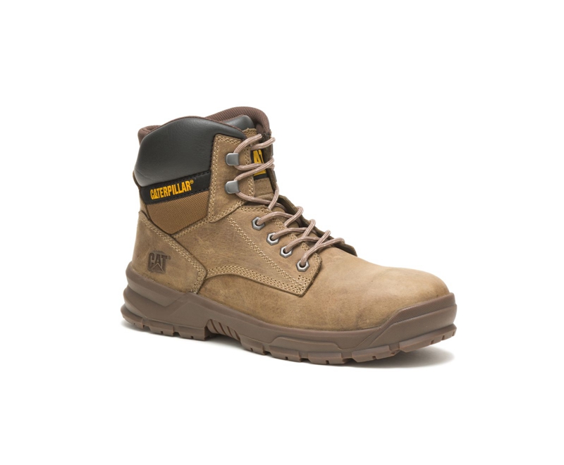 Botas De Trabajo Caterpillar Mobilize Alloy Puntera Hombre Kaki | DLUTK-8035