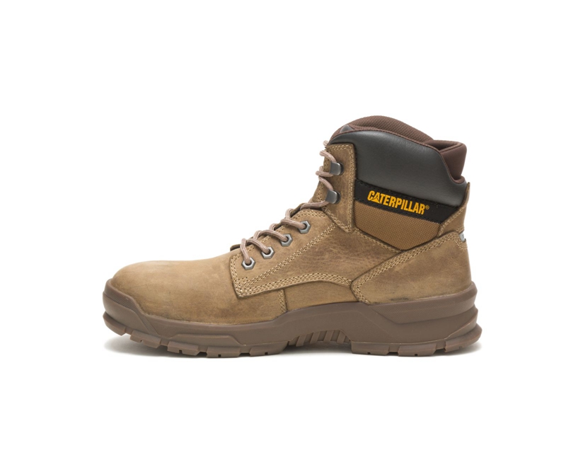 Botas De Trabajo Caterpillar Mobilize Alloy Puntera Hombre Kaki | DLUTK-8035