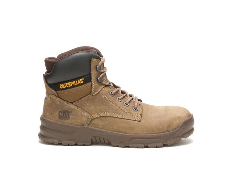 Botas De Trabajo Caterpillar Mobilize Alloy Puntera Hombre Kaki | DLUTK-8035