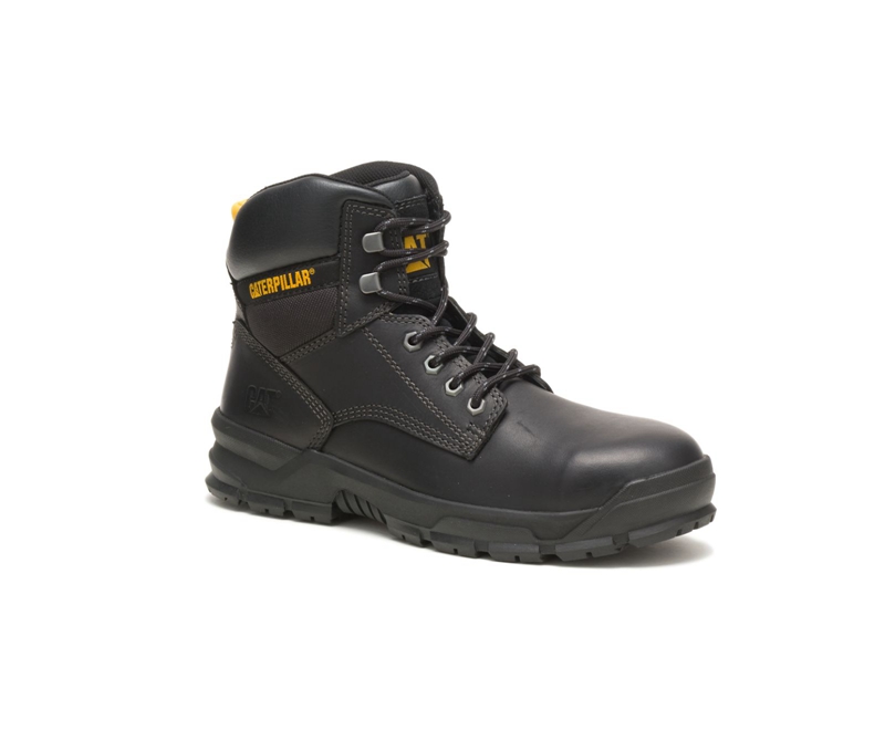 Botas De Trabajo Caterpillar Mobilize Alloy Puntera Hombre Negros | LHDGB-0391