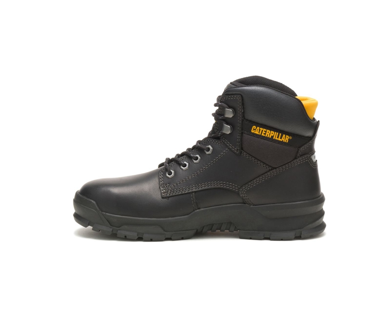 Botas De Trabajo Caterpillar Mobilize Alloy Puntera Hombre Negros | LHDGB-0391