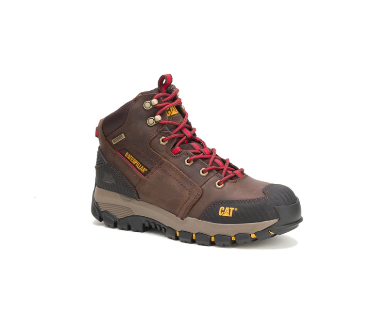 Botas De Trabajo Caterpillar Navigator Impermeables Hombre Marrom | SAVUP-9836