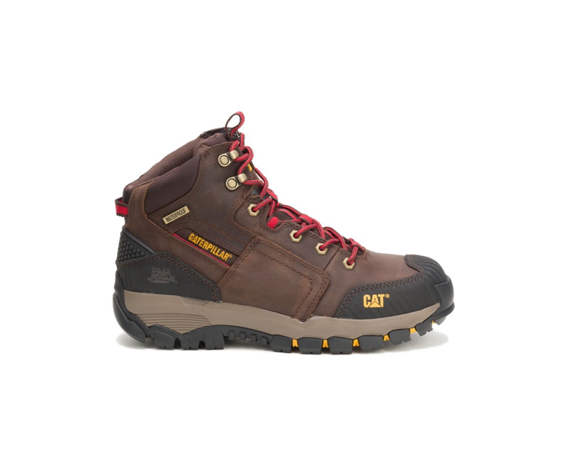 Botas De Trabajo Caterpillar Navigator Impermeables Hombre Marrom | SAVUP-9836