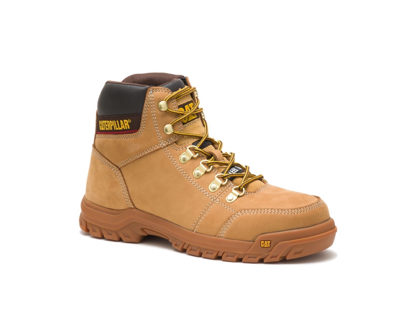 Botas De Trabajo Caterpillar Outline Steel Puntera Hombre Naranjas | YOZSU-0348