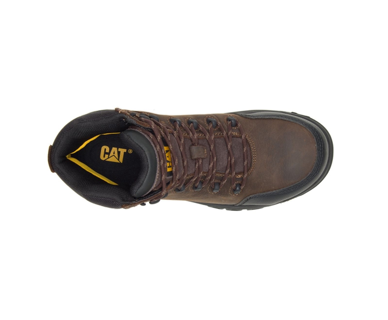 Botas De Trabajo Caterpillar Resorption Impermeables Composite Puntera Hombre Marrom | RPOXM-3017