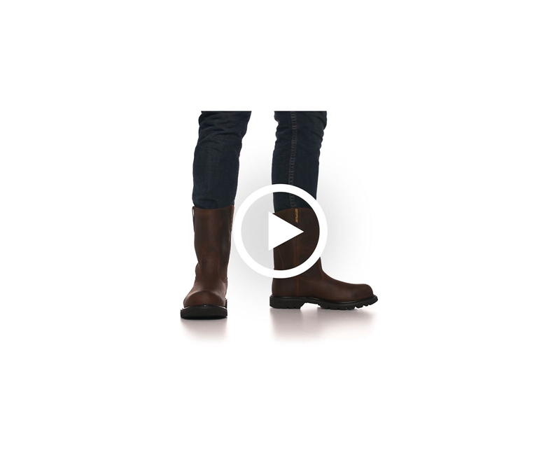 Botas De Trabajo Caterpillar Revolver Hombre Marrom | LICDJ-7948