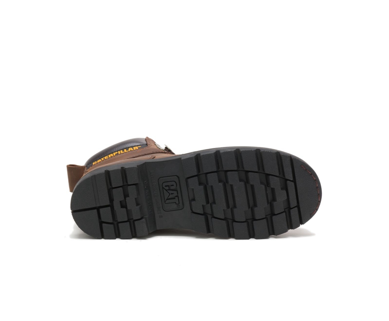 Botas De Trabajo Caterpillar Second Shift Hombre Marrom Oscuro | LISDY-0652