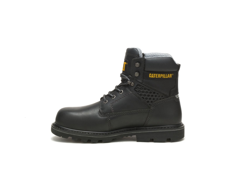 Botas De Trabajo Caterpillar Structure Cool Composite Puntera Hombre Negros | ORTEG-8416