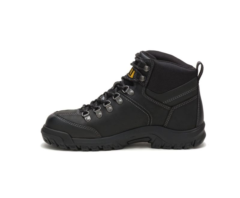 Botas De Trabajo Caterpillar Threshold Impermeables Steel Puntera Hombre Negros | BFDUX-5186