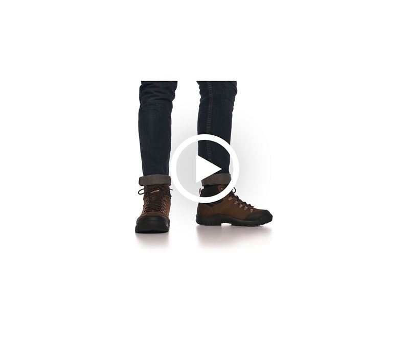 Botas De Trabajo Caterpillar Threshold Impermeables Steel Puntera Hombre Negros | BFDUX-5186