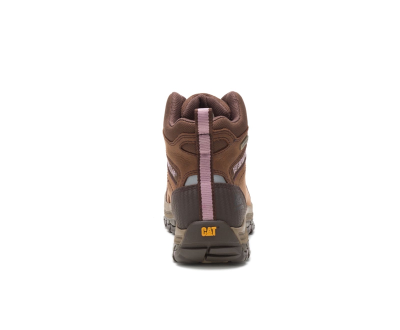 Botas Impermeables Caterpillar Ally Impermeables Composite Puntera Mujer Marrom | VYUDO-8104