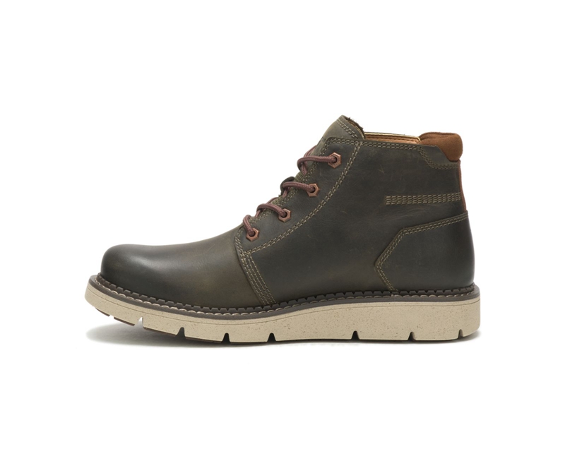 Botas Impermeables Caterpillar Covert Mid Hombre Verde Oliva | IUMDP-9854