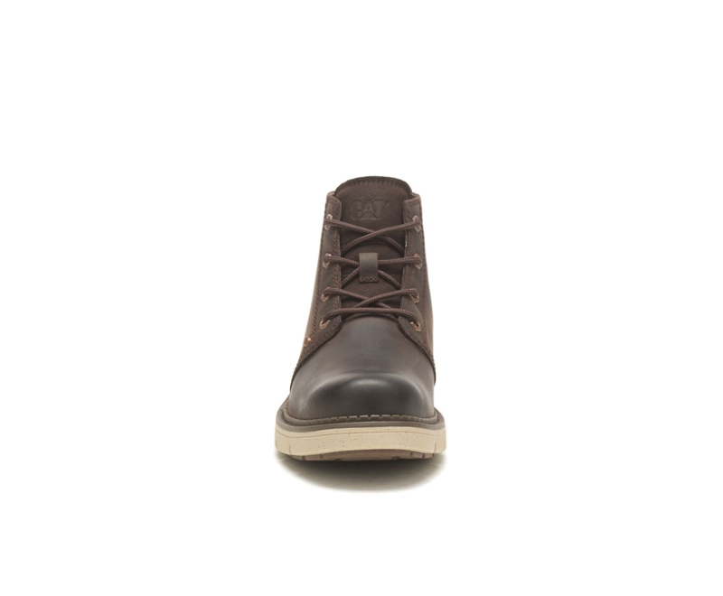 Botas Impermeables Caterpillar Covert Mid Hombre Cafes | YIULG-5206