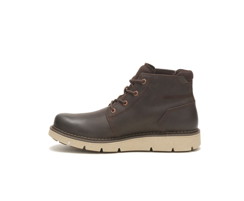 Botas Impermeables Caterpillar Covert Mid Hombre Cafes | YIULG-5206