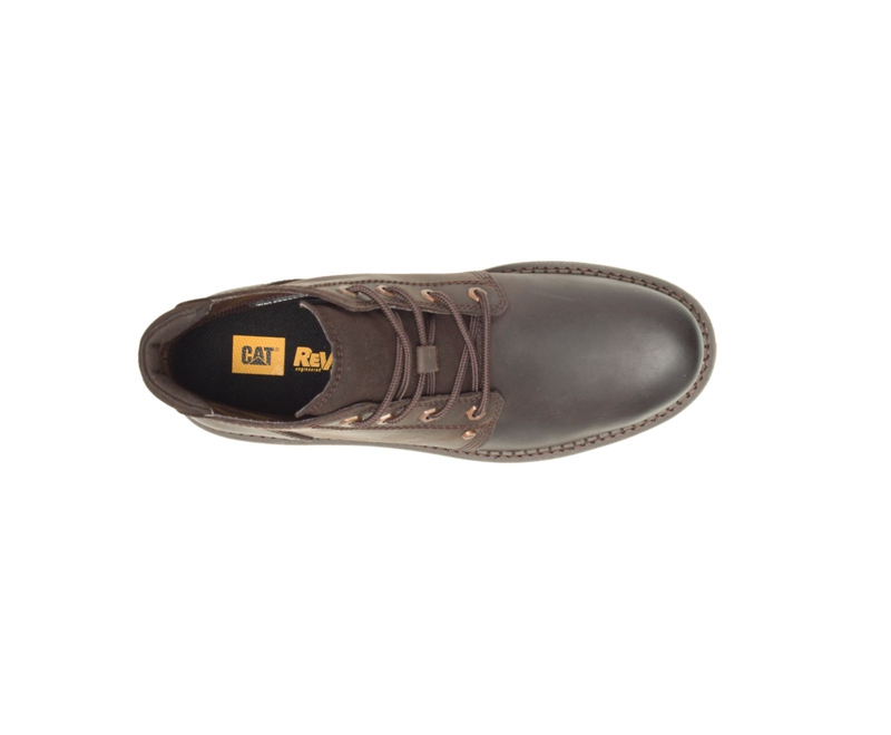 Botas Impermeables Caterpillar Covert Mid Hombre Cafes | YIULG-5206