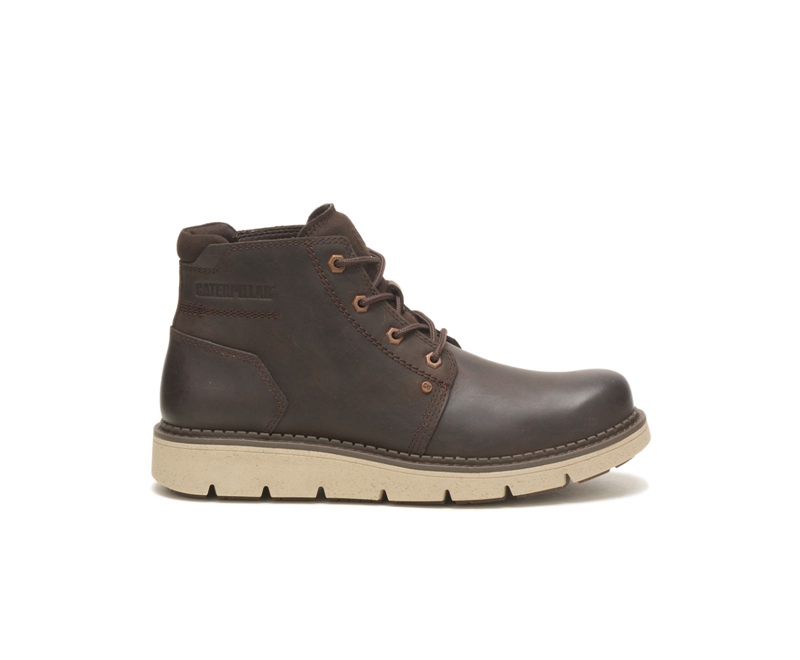 Botas Impermeables Caterpillar Covert Mid Hombre Cafes | YIULG-5206