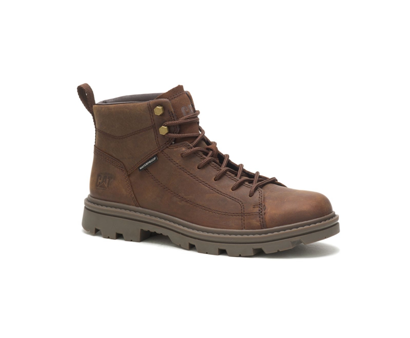 Botas Impermeables Caterpillar Modulate Hombre Marrom | UEINO-4203